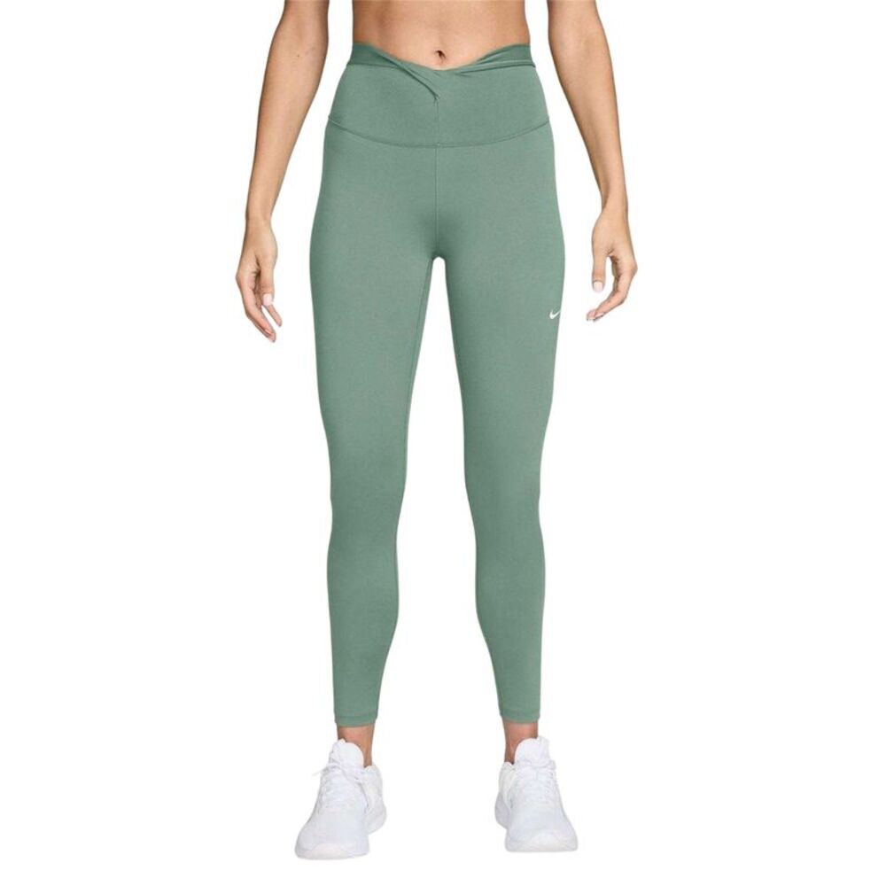 Nike Womens/Ladies One 7/8 Gym Leggings / Stem Green